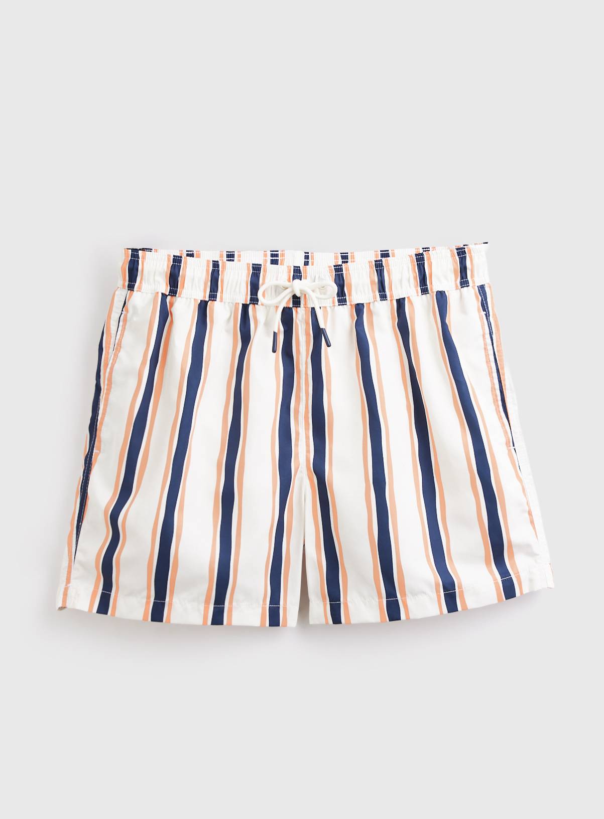 Blue & Orange Stripe Swim Shorts L - Image 2